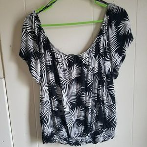 Tropical Crop Top 1X